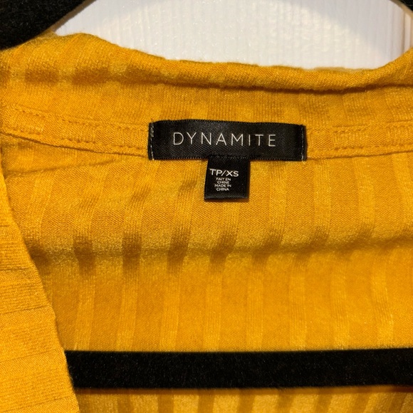 DYNAMITE • S Mustard Yellow Top - Picture 4 of 6